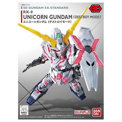SD Gundam EX-Standard: Unicorn Gundam (Destroy Mode) 8cm Figure