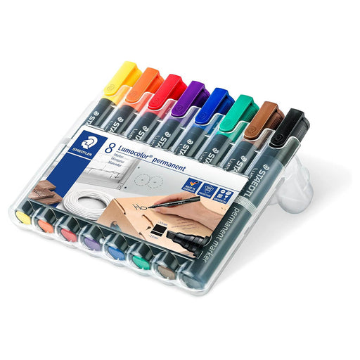 Staedtler Lumocolor Permanent Markers (8 Pack)
