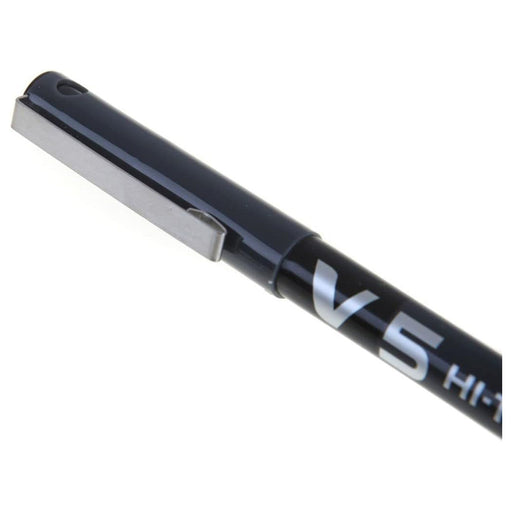 Pilot V5 Liquid Ink Rollerball Fine Line Black Ink Pen