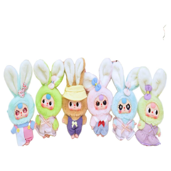 Baby Three Macaron Cute Bunny Plush (styles vary)
