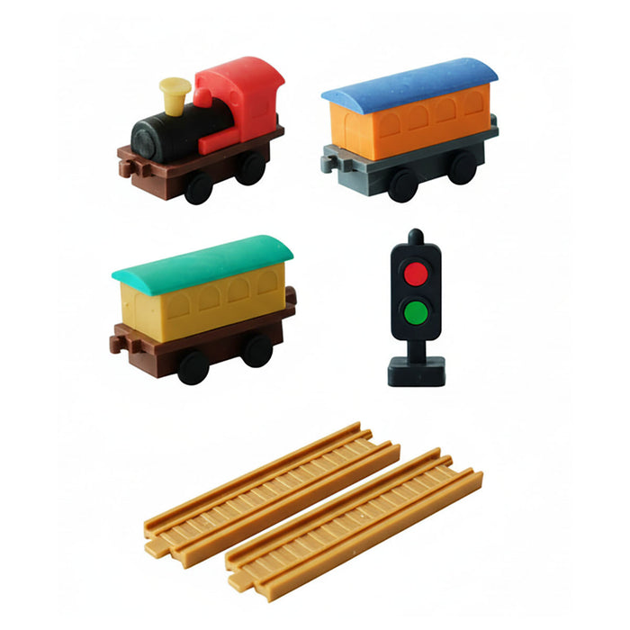 Iwako Locomotive Eraser Set 