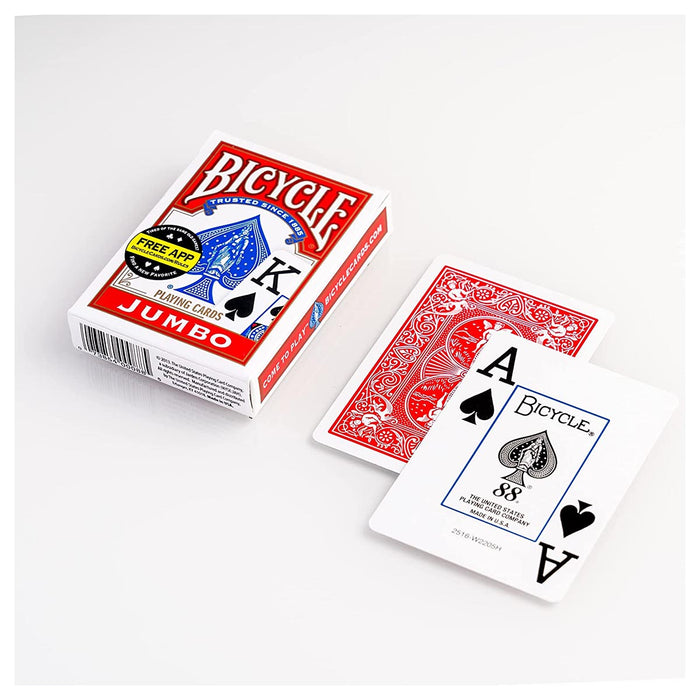 Bicycle Jumbo Rider Back Poker Cards (styles vary)
