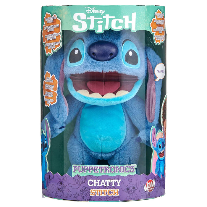 Disney Stitch: Chatty Stitch Deluxe Puppetronic