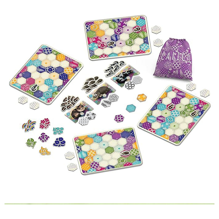 Calico Tile Placement Game in English for All Family