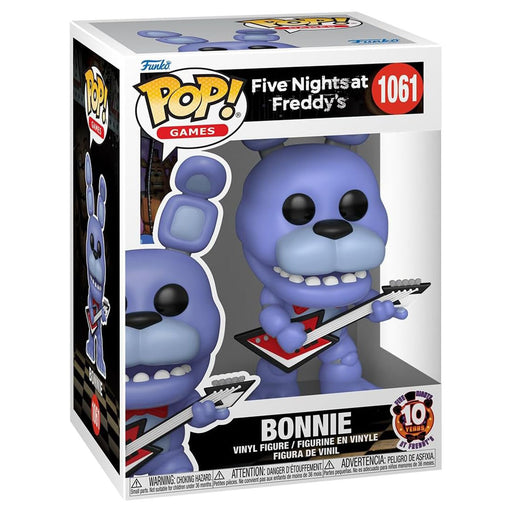 Funko Pop Games: Five Nights at Freddy's 10th Anniversary Bonnie with Guitar Vinyl Figure #1061