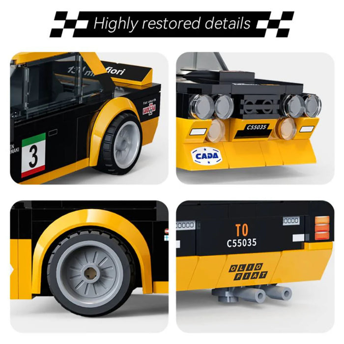 CaDA Fiat Abarth 131 Rally Car Building Set