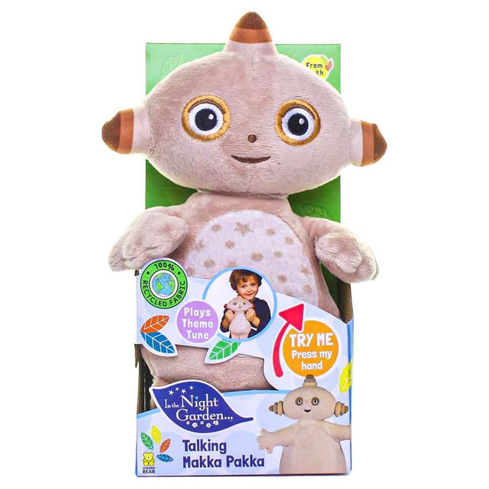 In the Night Garden Makka Pakka Talking Soft Toy — Booghe