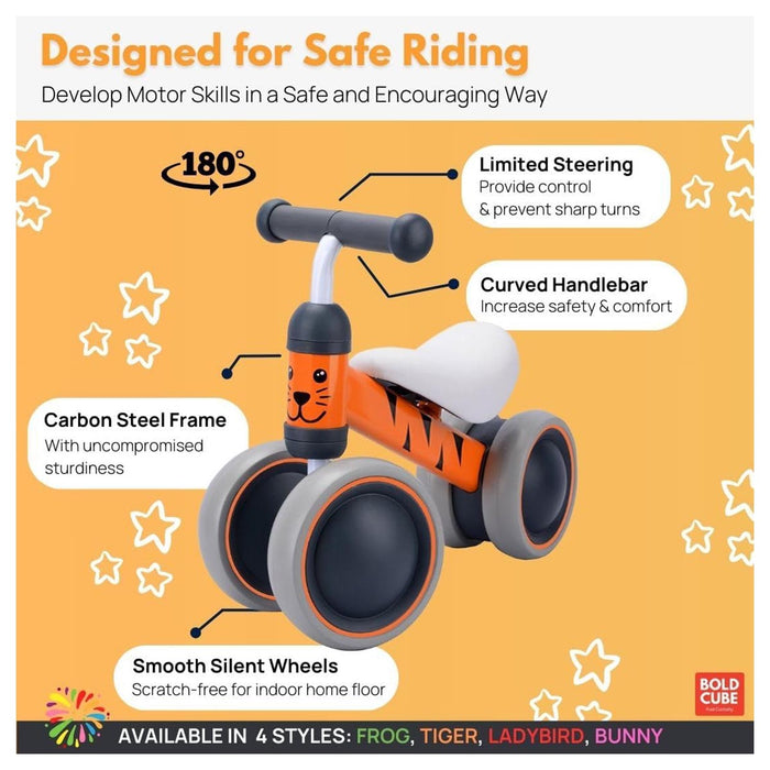 Boldcube Baby Ride-On Bike Benny Tiger