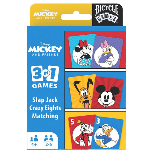 Disney Mickey and Friends 3 in 1 Card Game
