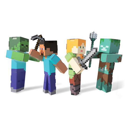 Mindcraft: Make Your Own Zombie Attack Kit (4 Pack)