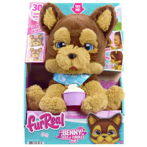 FurReal Benny the Kiss & Cuddle Pup Interactive Plush Pet