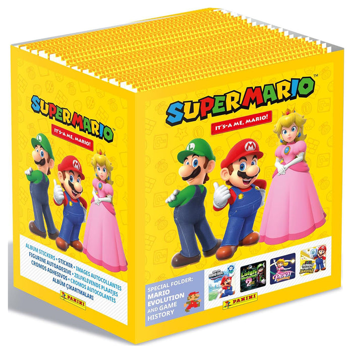 Panini Super Mario It's-a Me Mario! Sticker Collection 36 Pack Box 