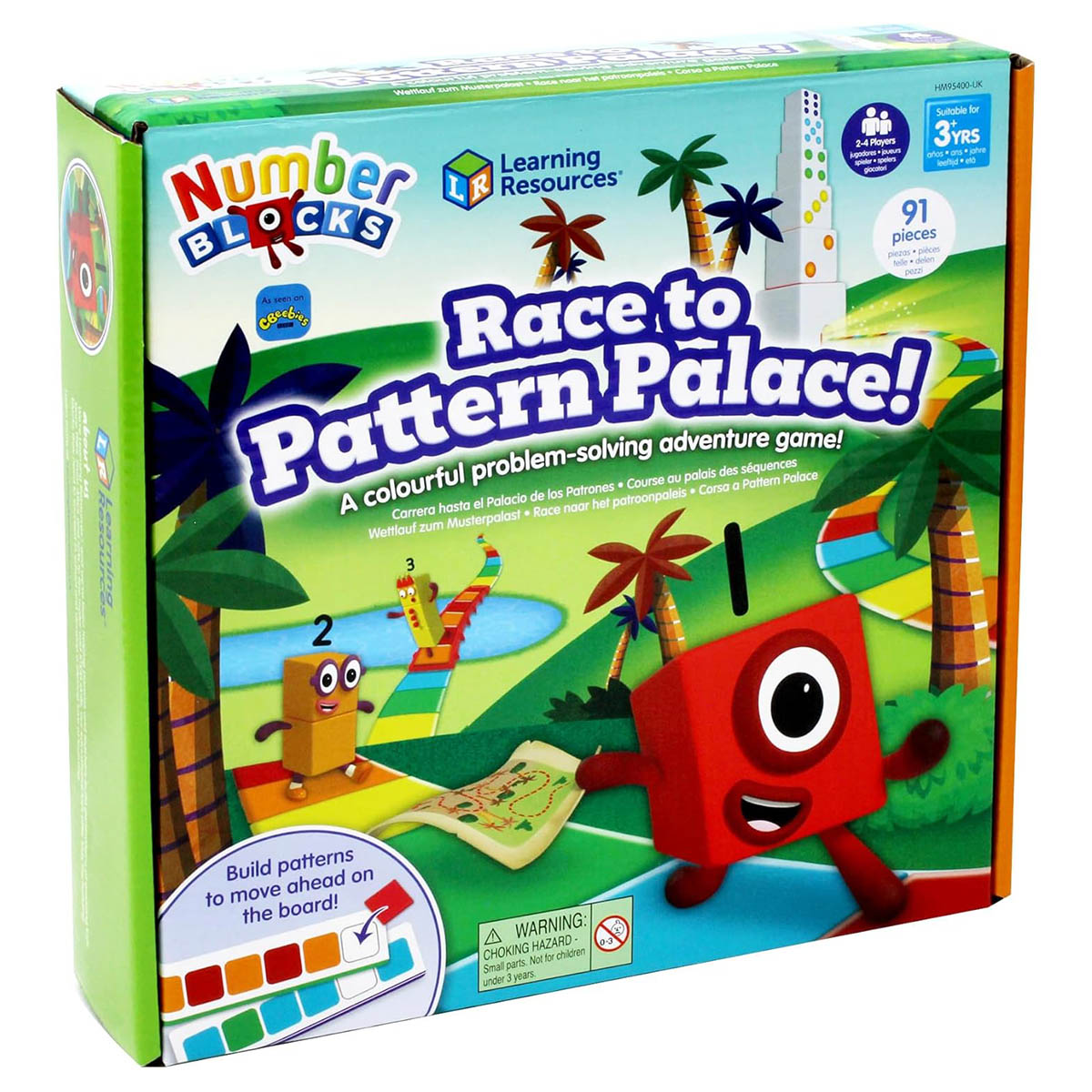 Learning Resources Numberblocks Race to Pattern Palace! Board Game