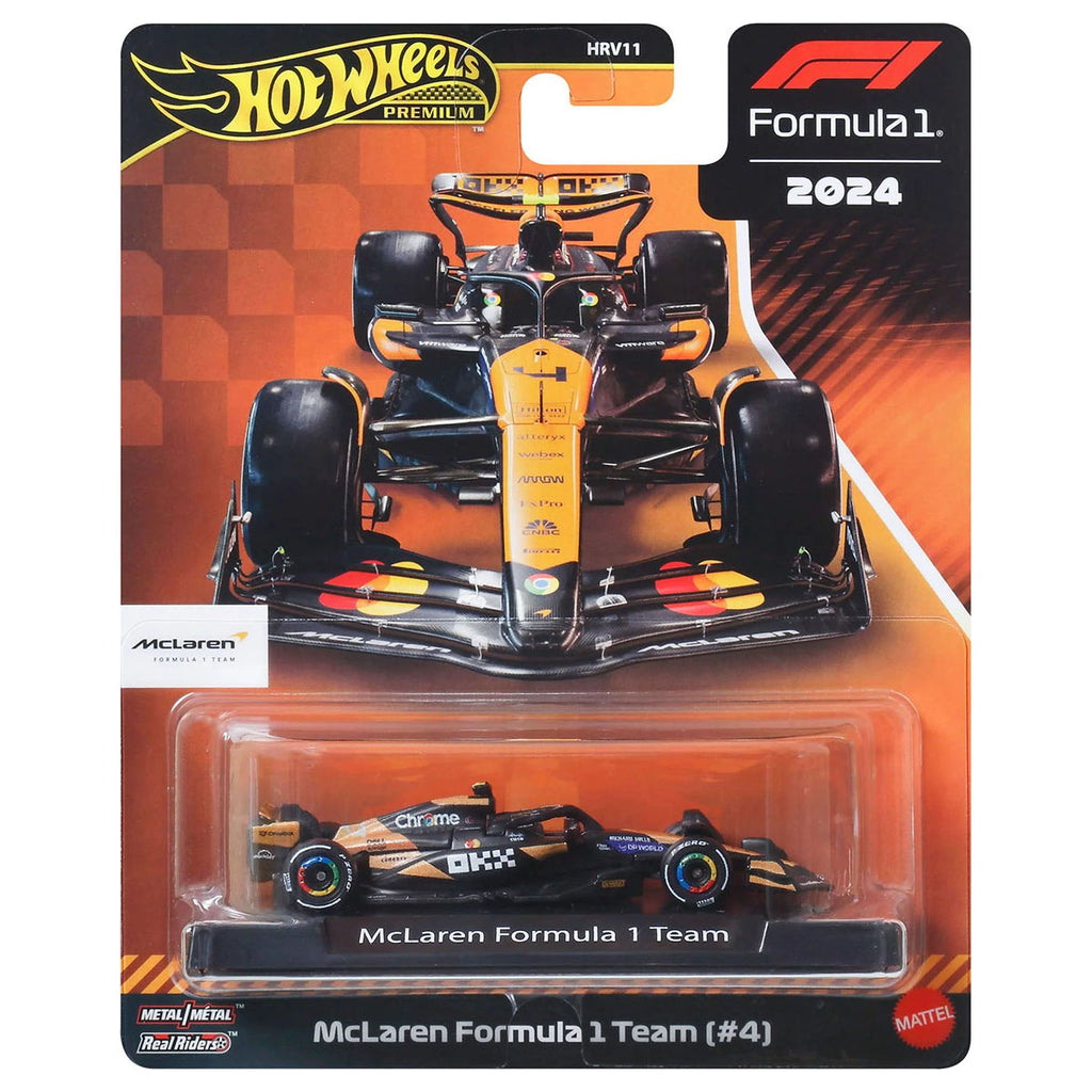 Hot Wheels F1 2024: McLaren Formula 1 Team Car #4 — Booghe