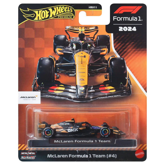 w*m様 Hot Wheels F1 Ferrari McLaren Jorda Hot Wheels F1 2024: McLaren Formula 1 Team Car #4 — Booghe