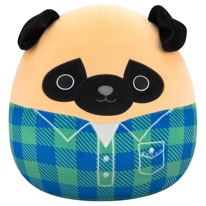 Squishmallows Prince Brown Pug 12" Plush