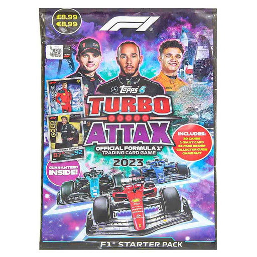 Topps Turbo Attax Official Formula 1 Trading Card Game 2023 F1 Starter Pack