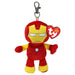 Ty Beanie Babies Marvel Iron Man Key Clip Plush