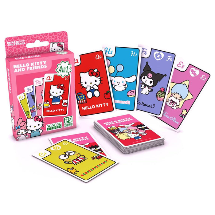 Shuffle Hello Kitty and Friends 4 in 1 Card Game