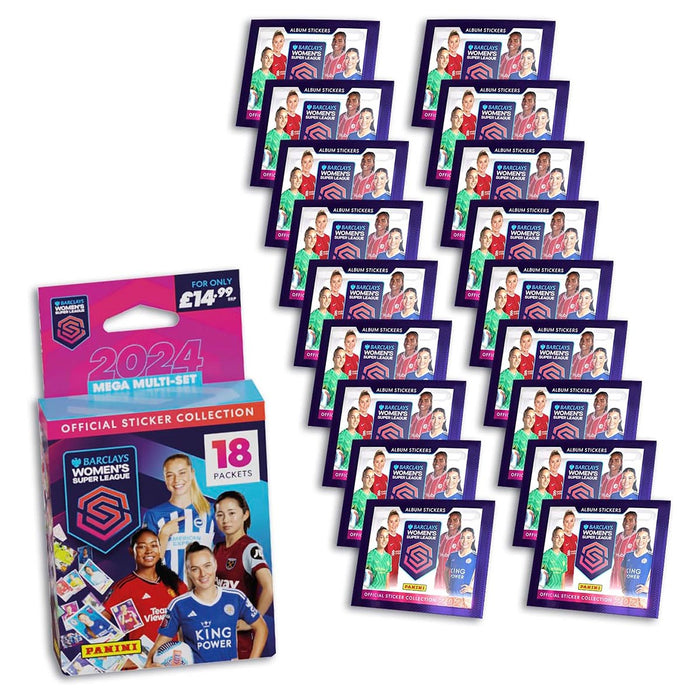 Panini Barclays Women's Super League 2023/24 Official Sticker Collection Mega Multi-Set