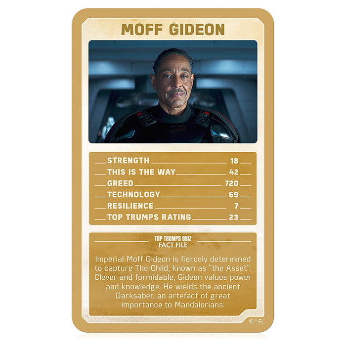 Star Wars: The Mandalorian Top Trumps Limited Editions Card Game