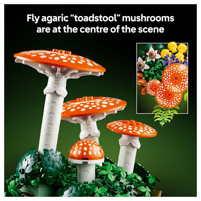 LEGO Botanicals Woodland Mushrooms Building Set