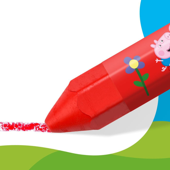 Staedtler Peppa Pig Noris Junior Wax Crayons (12 Pack)