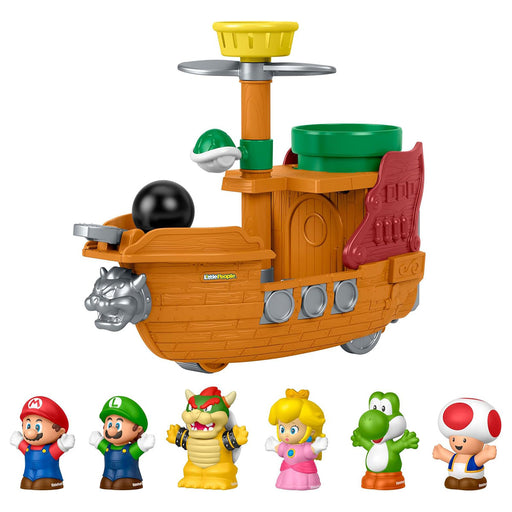 Fisher-Price Little People My Mario: Bowser's Airship Playset
