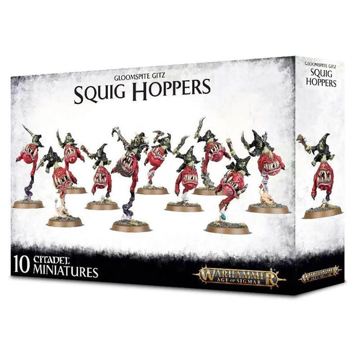 Warhammer Age of Sigmar: Gloomspite Gitz: Squig Hoppers Citadel Miniatures Set