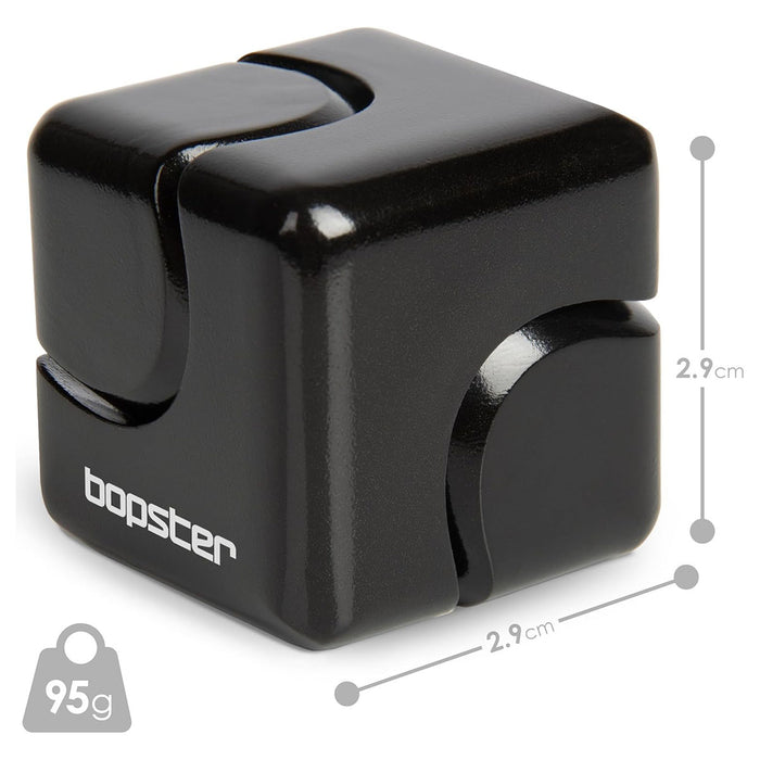 Bopster Cube Spinner Black Fidget Toy