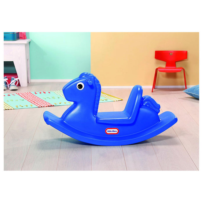 Little Tikes Rocking Horse Primary Blue Ride On