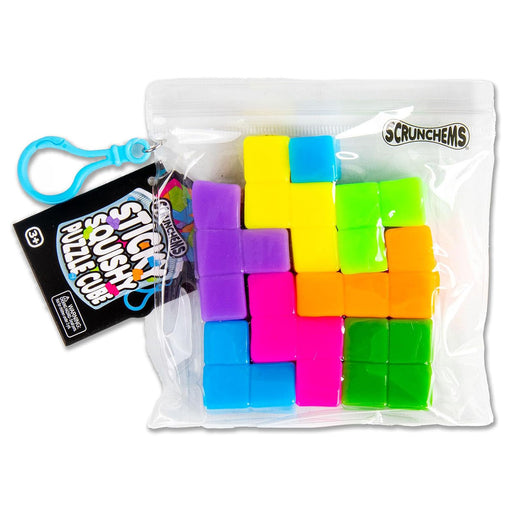 Scrunchems Sticky Squishy Puzzle Cube Fidget Toy