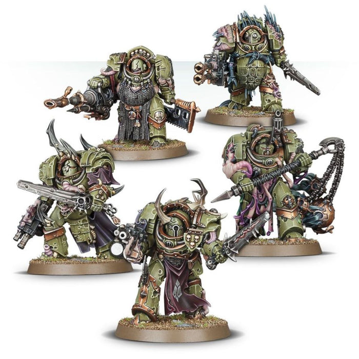 Warhammer 40,000 Death Guard: Blightford Terminators Miniatures Set