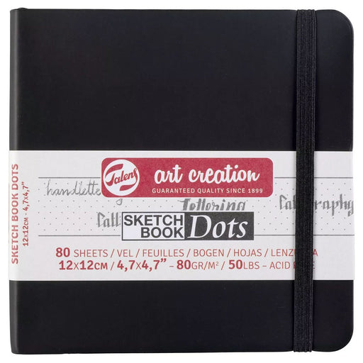 Royal Talens Art Creation Sketchbook Black | 12 x 12 cm, 140 g, 80 sheets