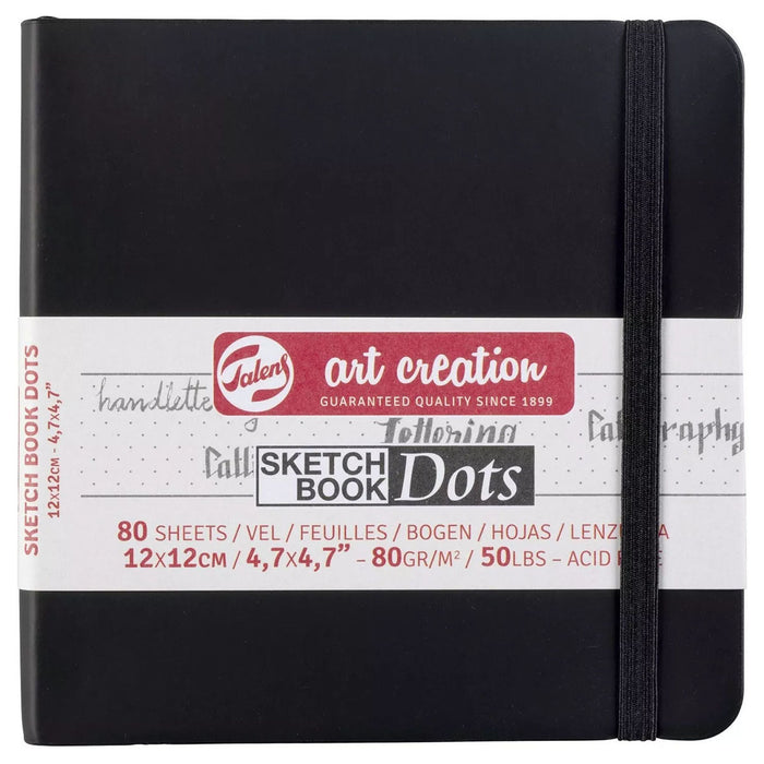 Royal Talens Art Creation Sketchbook Black | 12 x 12 cm, 140 g, 80 sheets