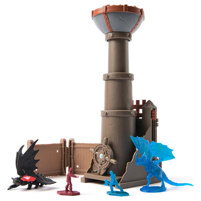 How to Train Your Dragon Trial of Flame Torch Tower Playset