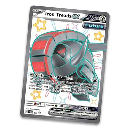 Pokémon TCG: Scarlet & Violet 4.5: Paldean Fates Iron Treads Tin (5 Booster Packs)