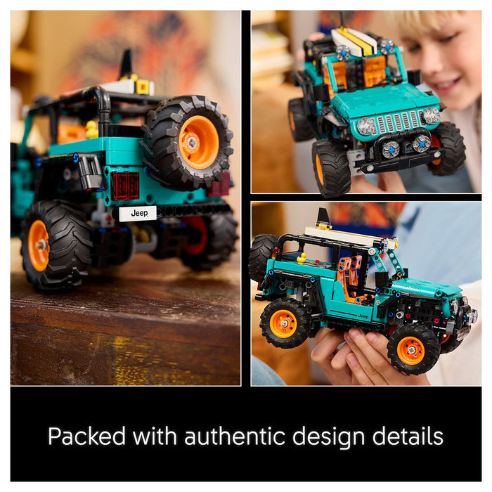 LEGO Techic Jeep Wrangler Rubicon SUV Building Set