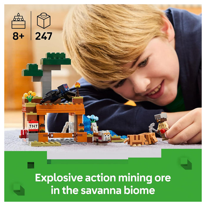 LEGO Minecraft The Armadillo Mine Expedition Building Set