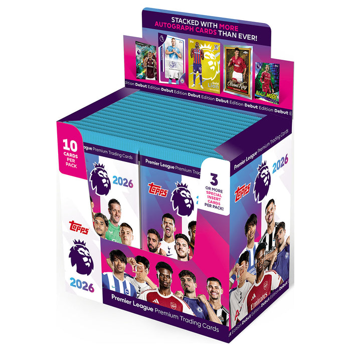 Topps Premier League 2025/26 Premium Trading Cards 28 Pack Box
