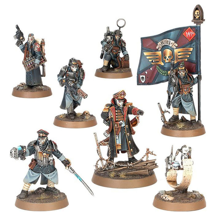 Warhammer 40,000 Astra Militarum: Krieg Command Squad Miniatures Set