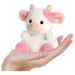 Palm Pals Belle Strawberry Cow 13cm Soft Toy