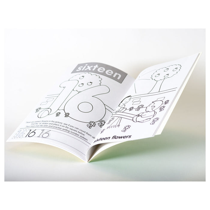 Preschool Sticker Activity Book 123 Learning to Count