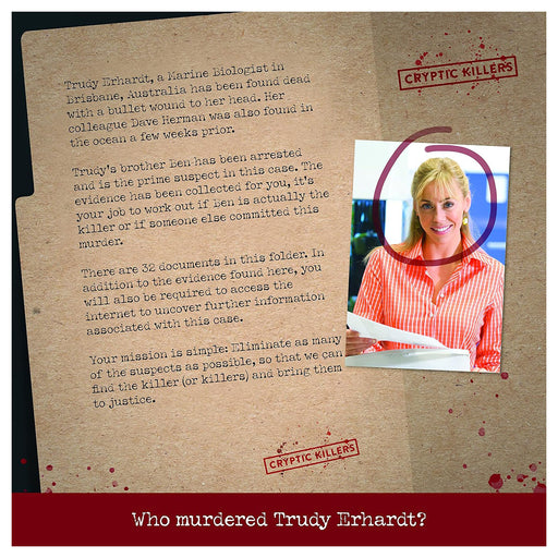 Cryptic Killers: Murder of a Marine Biologist Game