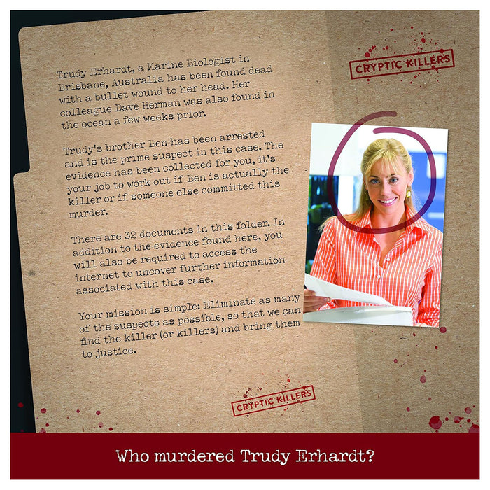 Cryptic Killers: Murder of a Marine Biologist Game