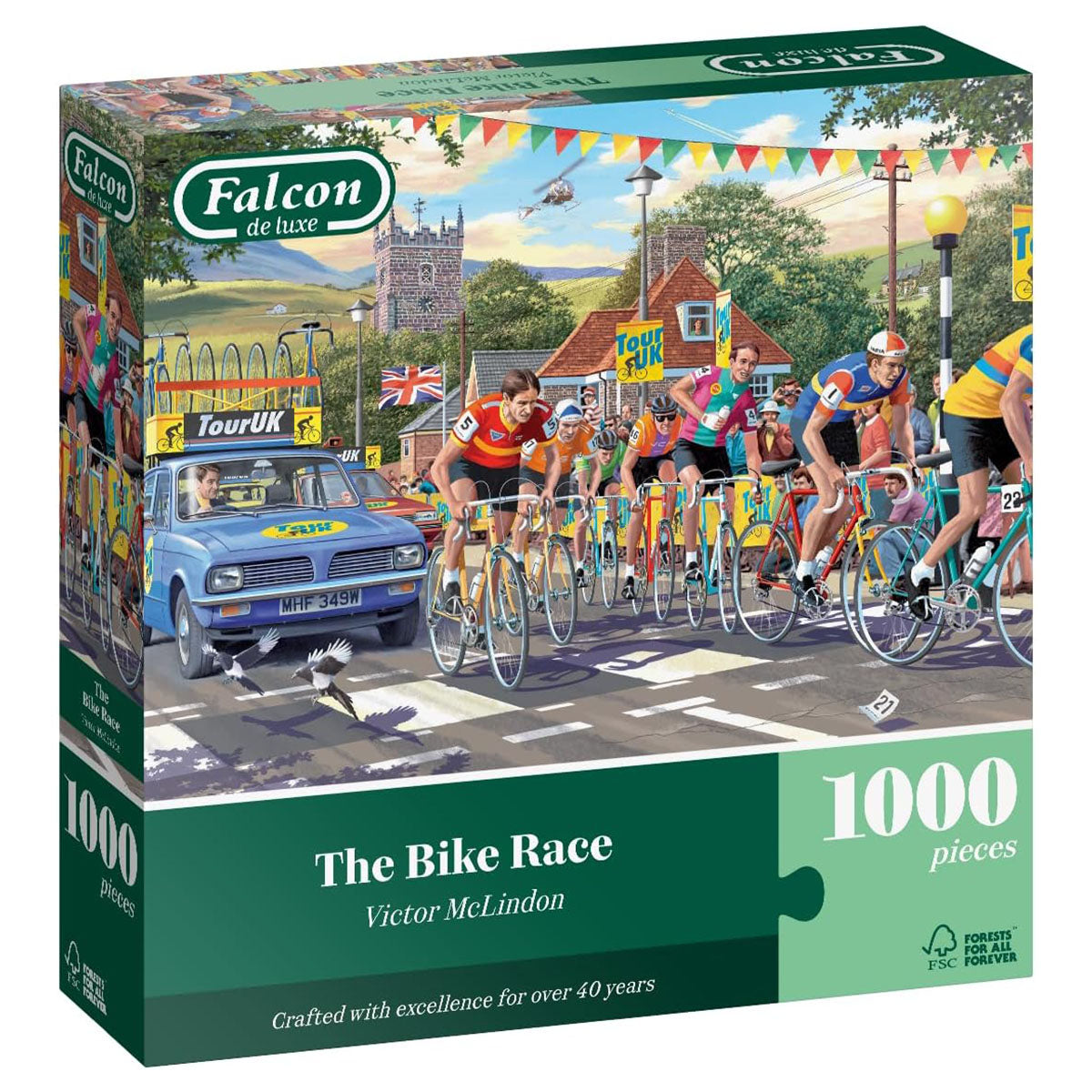 Falcon De Luxe Puzzle „The Toy Shop“ – 1000 Teile, Nahtloser Effekt, Aus Recyceltem Material