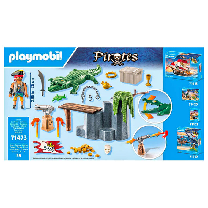 Playmobil Pirates: Pirate with Alligator Starter Pack Playset
