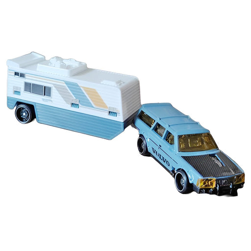 Hot Wheels Track Fleet: Volvo 240 Drift Camper 1:64 Scale Vehicle