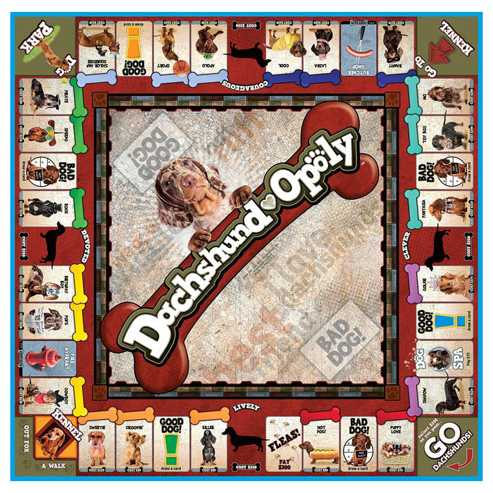 Dachshund-Opoly Board Game