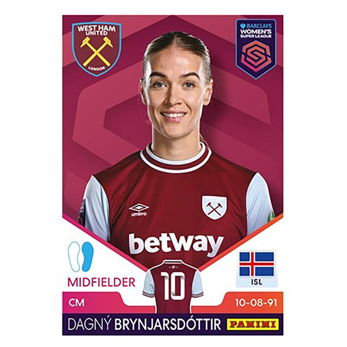 Panini Barclays Women's Super League 2024/25 Official Sticker Collection Starter Pack